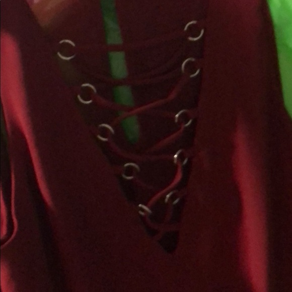 Lace up bodysuit NWOT - Picture 3 of 5